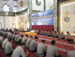 Dit Polairud Polda Sulsel Gelar Sholat Gaib dan Istighosah untuk Korban Bencana Alam di Sumut, Sumbar dan Aceh