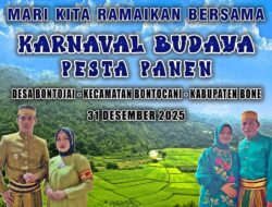 Bontojai Gelar Karnival Budaya Pesta Panen 2025, Satukan Tradisi dan Harapan Masa Depan