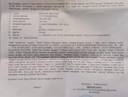 Tas Berisi Tablet Raib di Parkiran Masjid Polda Sulsel, Korban Alami Kerugian Jutaan Rupiah